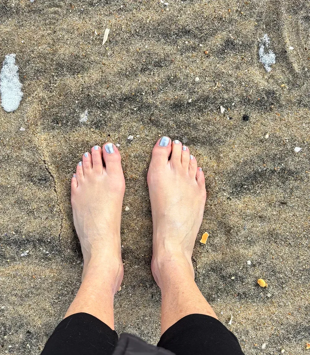 barefeet in sand